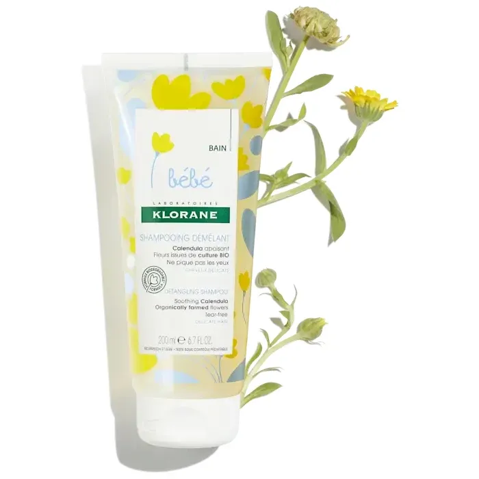 KLORANE BEBE Jemný mycí gel s měsíčkem 200 ml